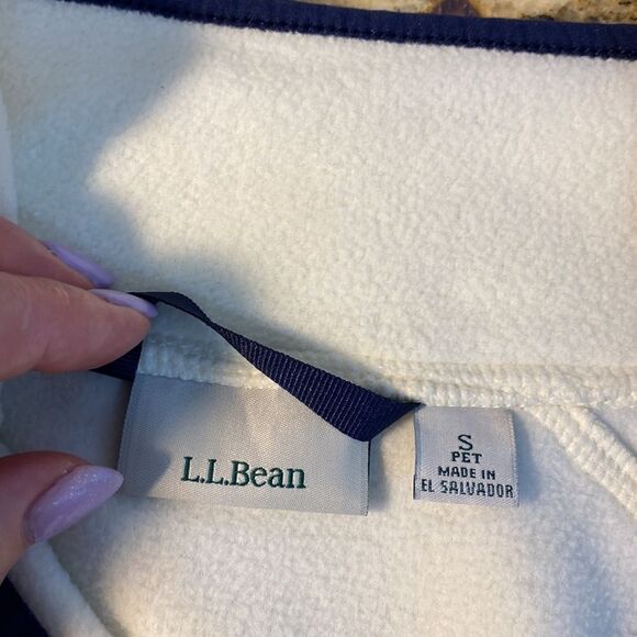 L.L. Bean Soft-Brushed Fitness Fleece Quarter-Zip Pullover Size SP - Picture 5 of 9
